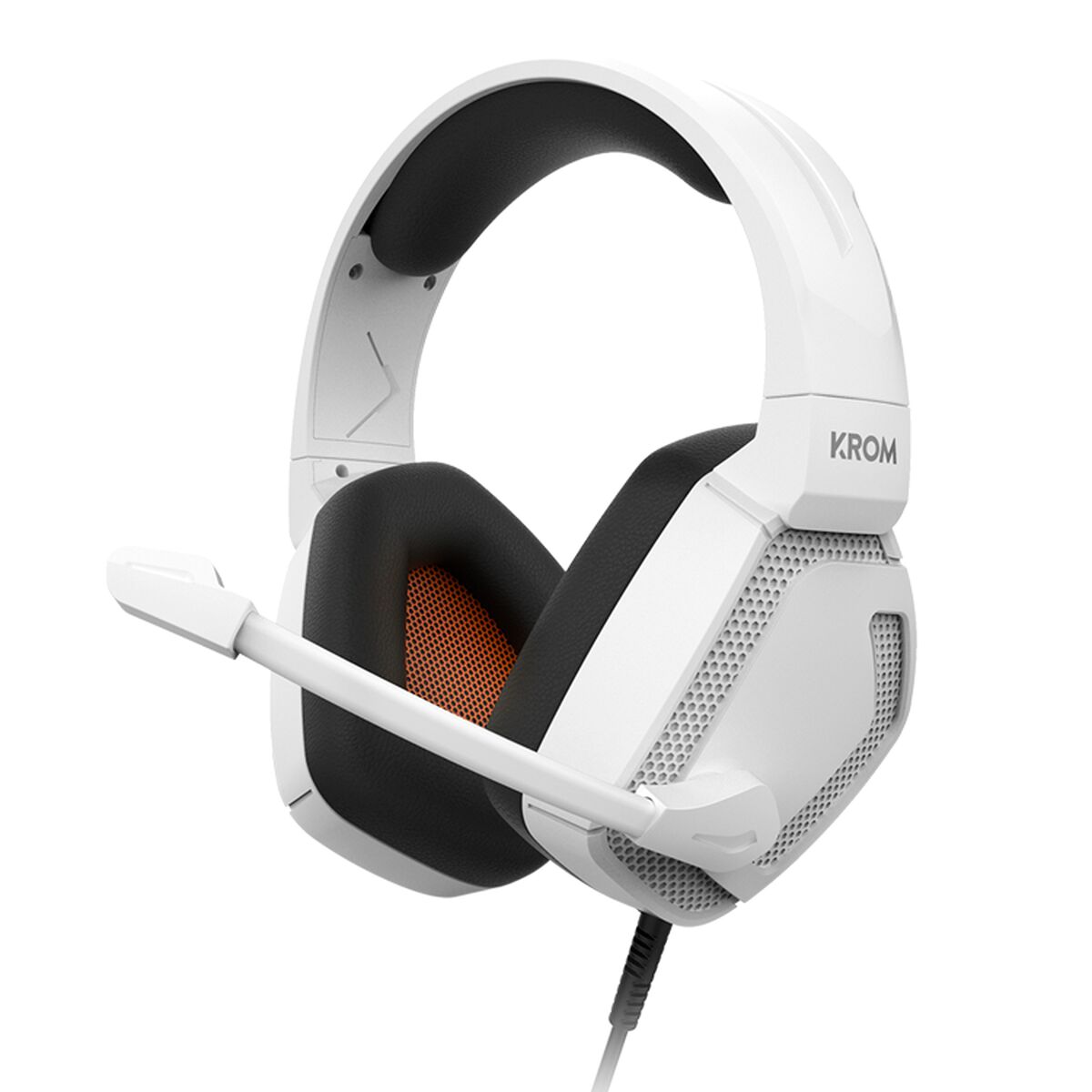 Headphones with Microphone Krom KOPA PRO White