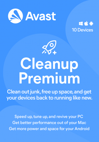 Avast Cleanup Premium - 2-Year / 1-PC